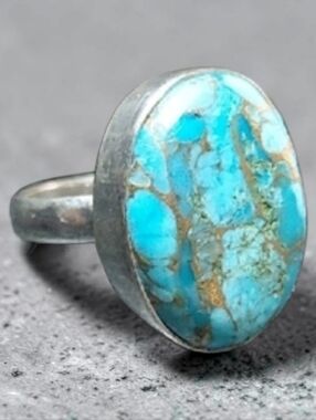 Turquoise and Silver Ring